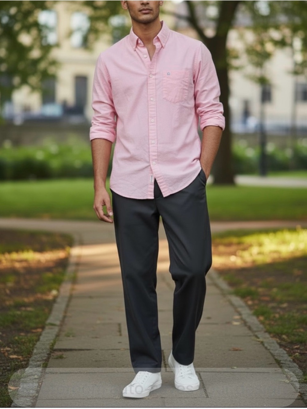 Men’s J. Crew Pink Button-Down Oxford Shirt Slim fit
